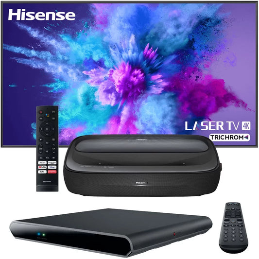 & 100" LASER 100L9G TriChroma Screen DIRECTV DLT100B Bundle STREAM with TV Hisense